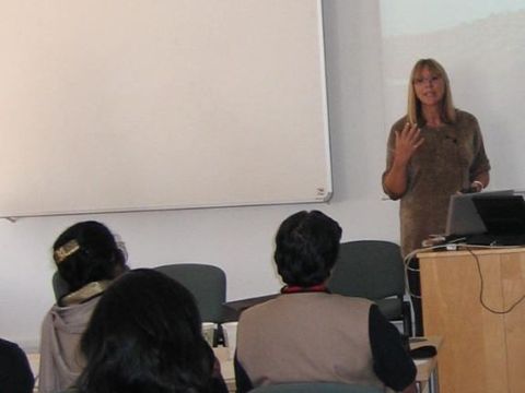 Gail speaking